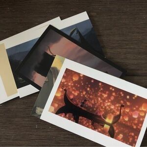 Disney Princess Movie Postcards: Tangled 5 pack